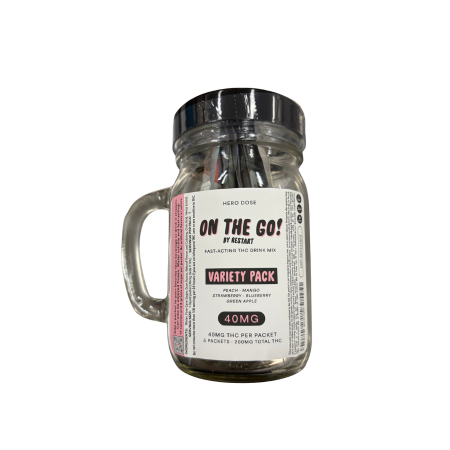 RESTART THC On-The-Go Drink Mixes 5-ct / 10mg (50mg Total THC)